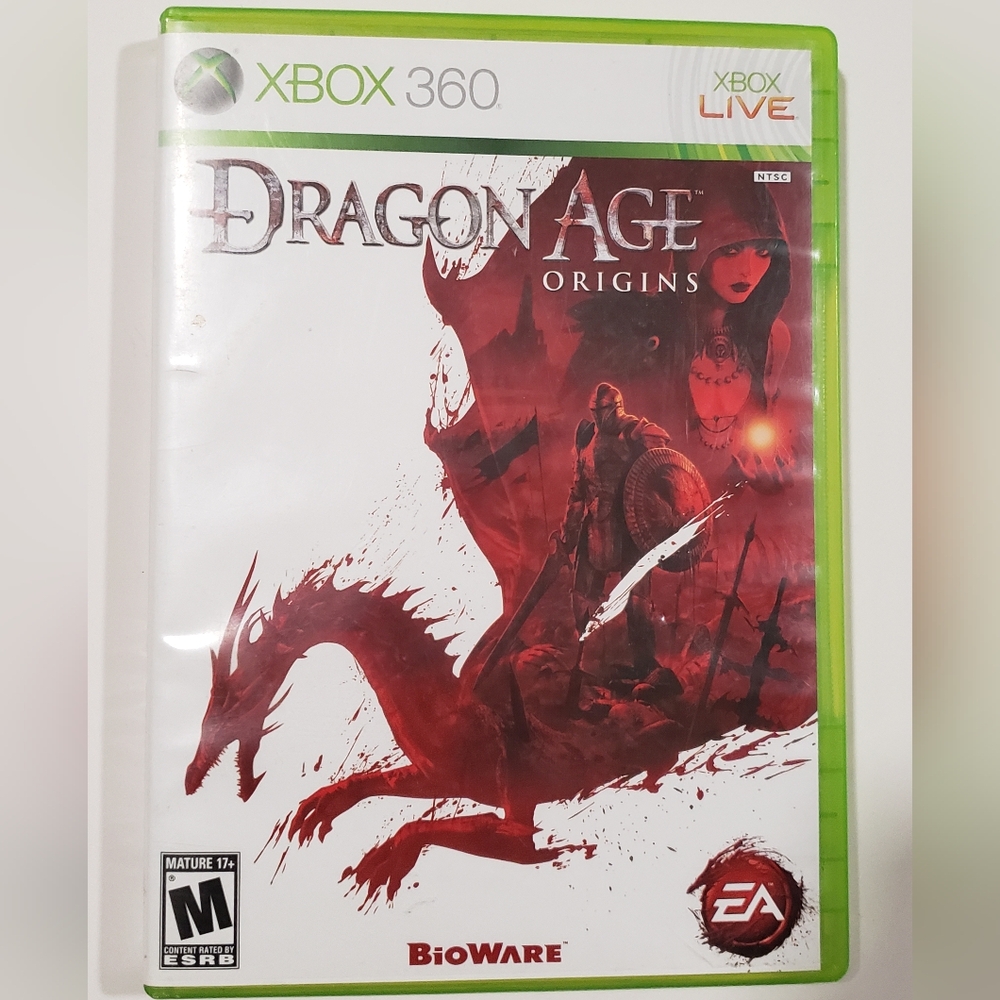 Dragon Age Origins Xbox 360 Game Instruction Manual Used.